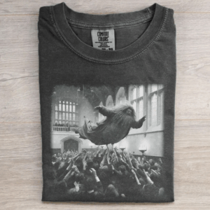 Retro Style Fantasy Movie Graphic T-shirt