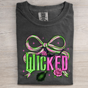 Pink And Green Coquette Wicked T-shirt