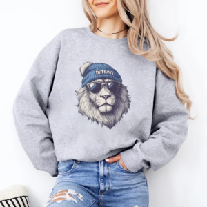 Vintage Detroit Football Mascot Sweatshirt