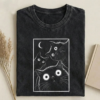 Vintage Black Cat Moon T-shirt