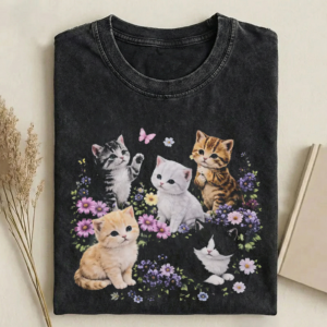 Cute Kitten Graphic T-shirt