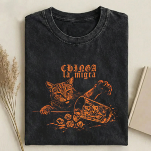 Chinga la migra Cat T-shirt