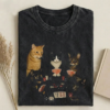 Vintage Cats Playing Pokerr Meme T-shirt