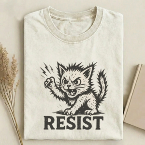 Resist Cat T-shirt